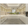 Luxury Wall Glass Door LED Light Kitchen Cabinet